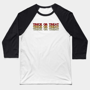 trick or treat vintage halloween custom Baseball T-Shirt